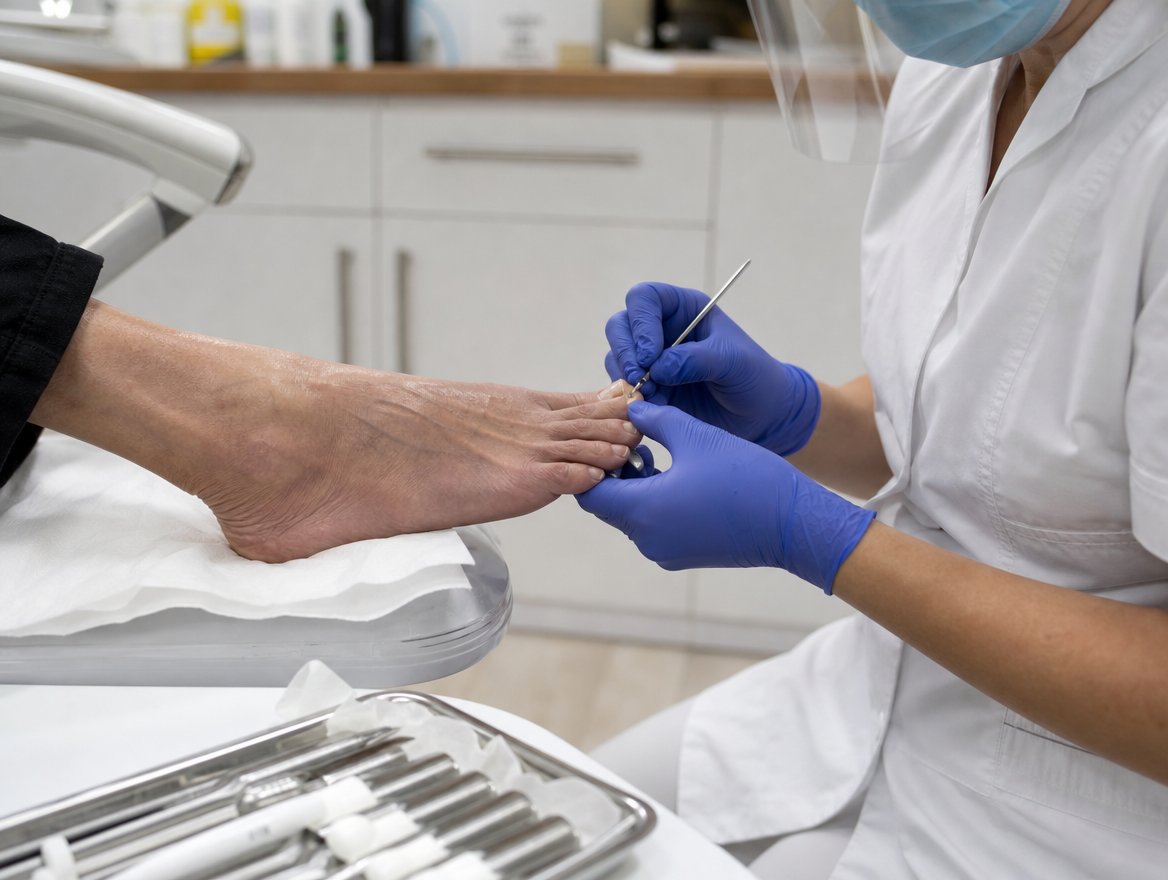 Medische pedicure: behandeling met instrumenten in de praktijk