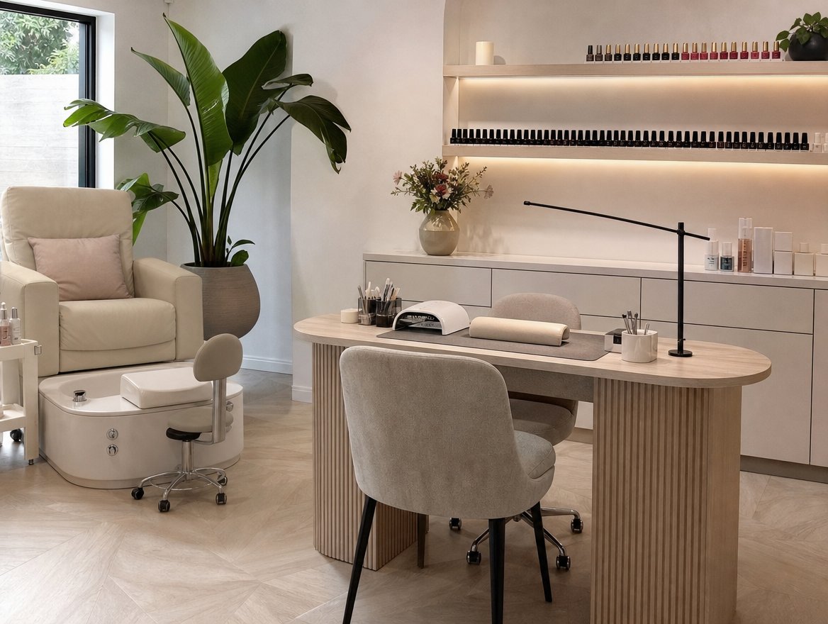Nagelstyling bij de pedicure: verzorgde nagels aan de behandeltafel