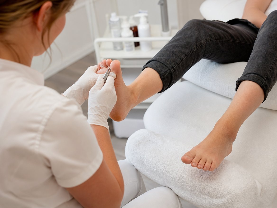 Voetverzorging in een pedicurepraktijk: verzorging van de voeten